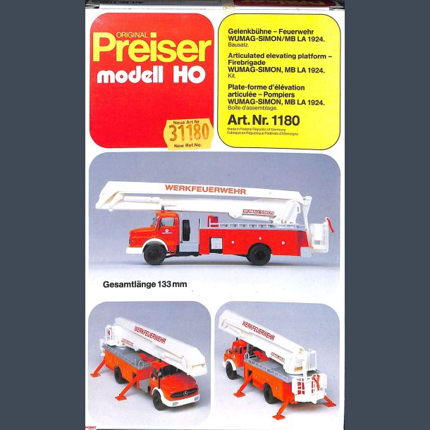 Gelenkb�hne - WUMAG-SIMON/MB LA 1924