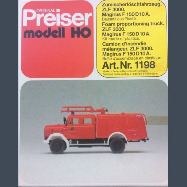 Zumischerl�schfahrzeug ZLF 3000 Magirus F 150 D 10 A