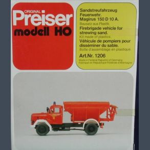 Magirus F 150 D 10 A Sandstreufahrzeug