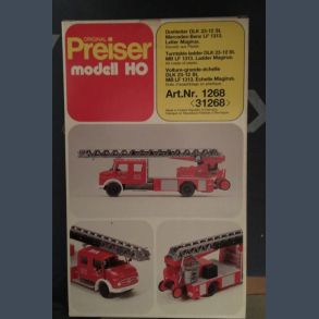 Turntable Ladder DLK 23-12 St. MB LF 1313. Ladder Magirus