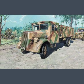 Opel Blitz (Daimler built. L701 Einheitsfahrerhaus) WWII German Main Army Truck w/wooden Cab
