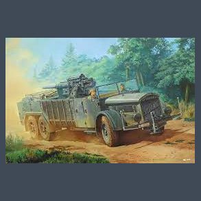 Selbstfahrlafette auf Fahrgestell Vomag 7 or 660 mit 8,8 Flak