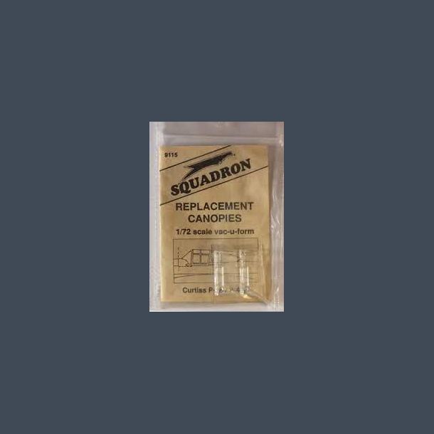 Replacement canope for P-36 Hawk /p-40B Tomahawk