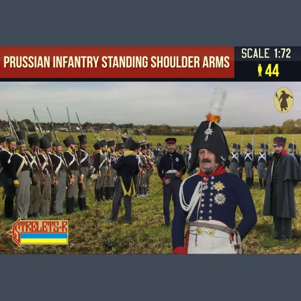 Prussian Infantry standing shoulder arms