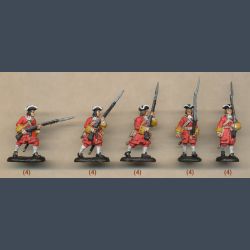 British Infantry in Advance 1701-1714