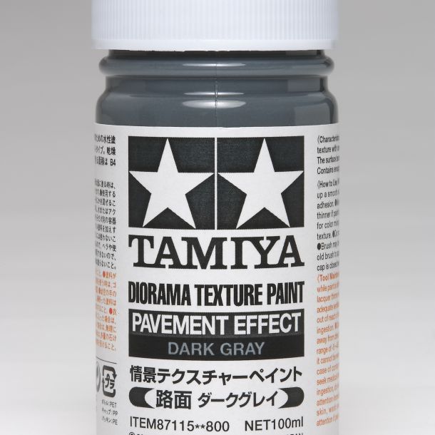 Diorama Texture Paint - Pavement Effect - Dark Grey (87115)