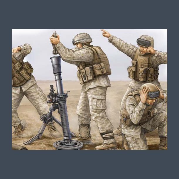 Modern U.S. Marine M252 Team