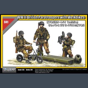 WII British Paratroopers with welkbikes