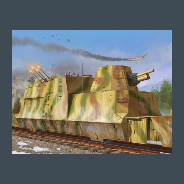 German Kanonen und Flakwagen