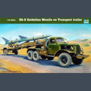 SA-2 Guideline Missile on Transport trailer