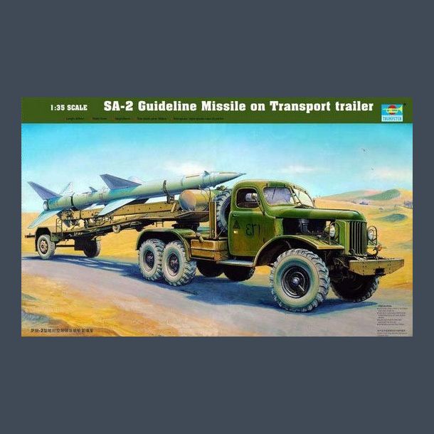 SA-2 Guideline Missile on Transport trailer