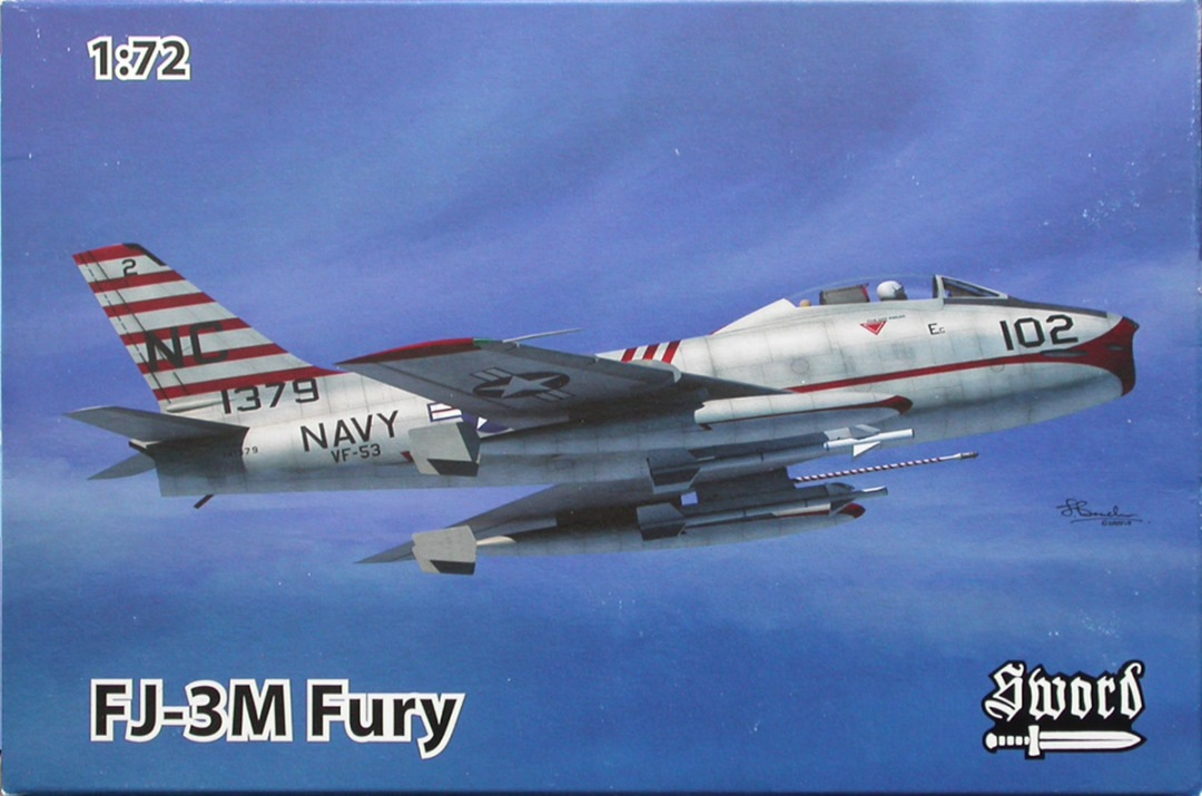 FJ-3M Fury - 1:72 - HobbyPlastik.dk