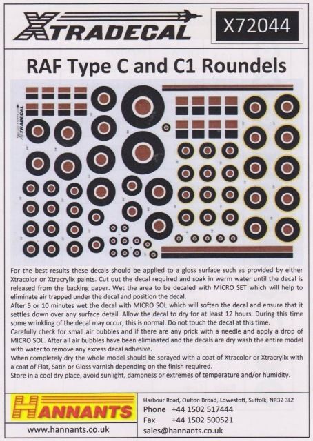 Decalcomanie Vinile RAF Roundels - Doppio Pacchetto, Per - Foto 2