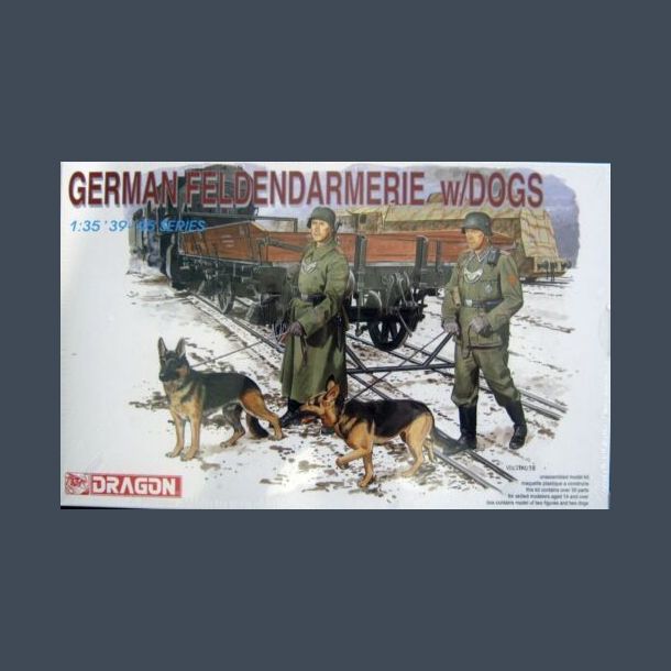 German Feldendarmerie w/Dogs