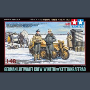German Luftwaffe Crew (Winter) w/Kettenkraftrad