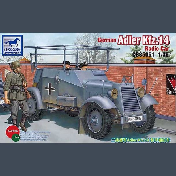 German Adler Kfz.14 Radio Car