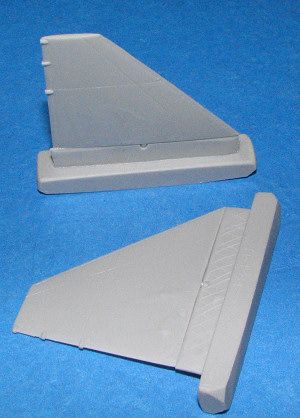 F-16A Block 10 Stabilizers (Cutting Edge) - 1:48 - HobbyPlastik.dk