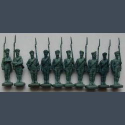 Prussian Infantry standing shoulder arms