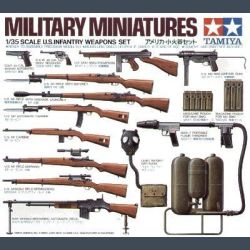 U.S INFANTRY WEAPONS SET  - MILITARY MINIATURES