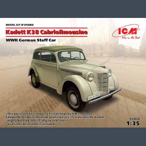 Kadett K38 Cabriolimousine - WWII German Staff Car