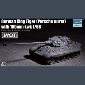 German King Tiger (Porsche turret) with 105mm kvk L/68