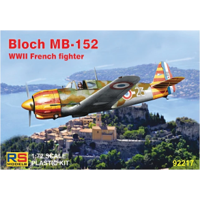 Bloch MB-152 WWII French fighter