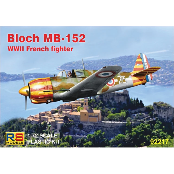 Bloch MB-152 WWII French fighter