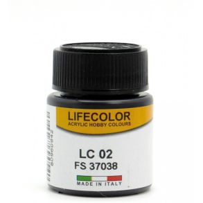  LifeColor Black Matt (22ml)