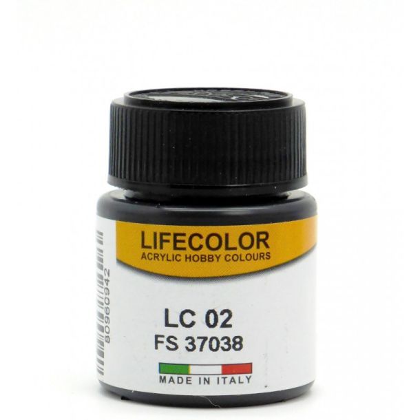  LifeColor Black Matt (22ml)