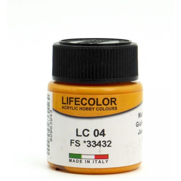  LifeColor Matt Dark Yellow (22ml)