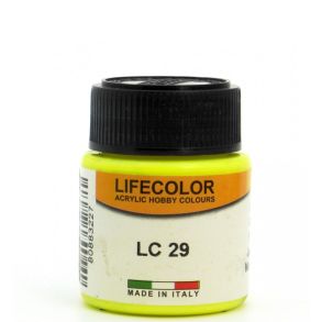 LifeColor Matt Fluo. Yellow (22ml)