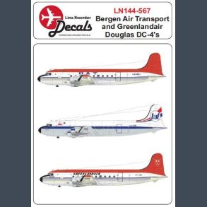 Bergen Air Transport and Greenlandair  Douglas DC-4�s