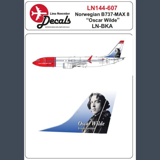 Norwegian B737-MAX 8 "Oscar Wilde" LN-BKA