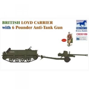 British Loyd Carrier with 6 Pound Anti-Tank Gun