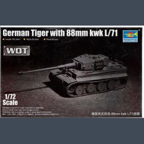 German Tiger with 88mm kwk L/71