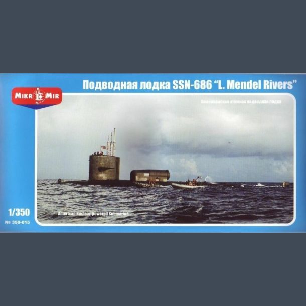 American Nuclear-powered submarine SSN-686 "L.Mendel Rivers"