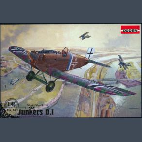 Junkers D.I World War I - Shot fuselage version