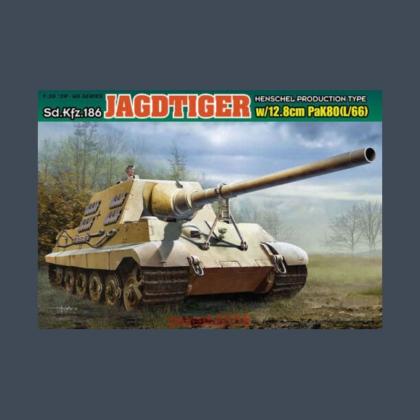 Jagdtiger  (sd.Kfz.186) Henschel Production type w/12,8 cm PaK 80 (L/66)