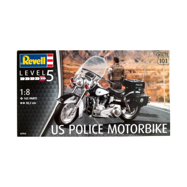 US Police Motorbike