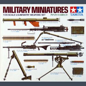 U.S INFANTRY WEAPONS SET  - MILITARY MINIATURES