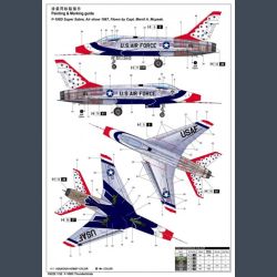 F-100D Thunderbirds m/Stoppel Decals