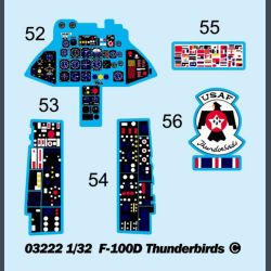 F-100D Thunderbirds m/Stoppel Decals