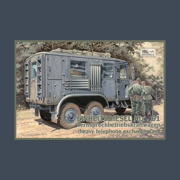 Einheitsdiesel Kfz.61 Fernsprechbetriebskraftwagen (Heavy telephone exchange van)